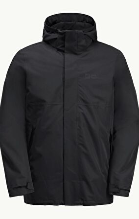 Jack Wolfskin Luntal 3IN1 Erkek Outdoor Mont-1116251BLK