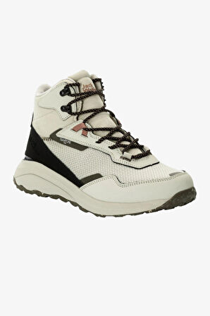 Jack Wolfskin Dromoventure Texapore Mid Kadın Bej Outdoor Ayakkabı 4059651-6260