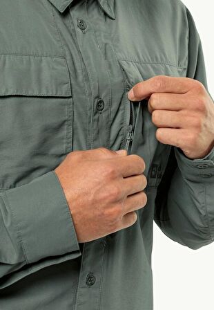 Jack Wolfskin Barrier L/S M Erkek Uzun Kol Gömlek 1404101