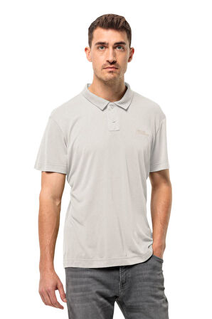 Jack Wolfskin 1809731 Pikeh Polo M Bej Erkek T-Shirt