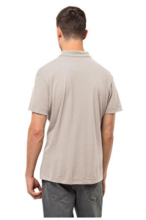 Jack Wolfskin 1809731 Pikeh Polo M Bej Erkek T-Shirt