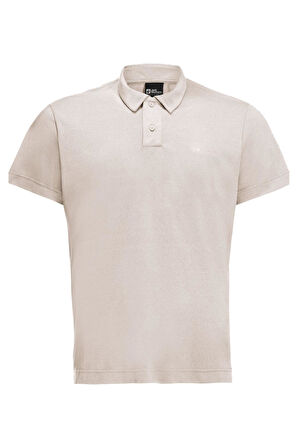 Jack Wolfskin 1809731 Pikeh Polo M Bej Erkek T-Shirt