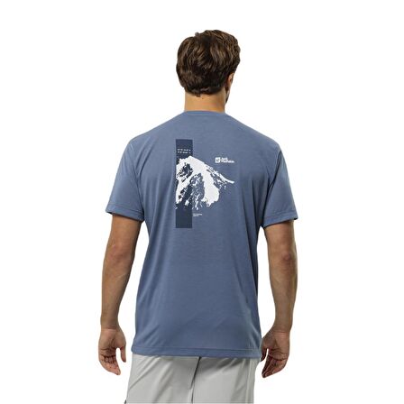 Jack Wolfskin 1809941 Vonnan S/S Graphic T M Erkek Tişört