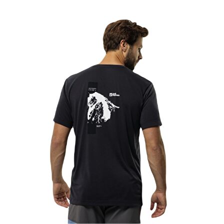 Jack Wolfskin 1809941 Vonnan S/S Graphic T M Erkek Tişört