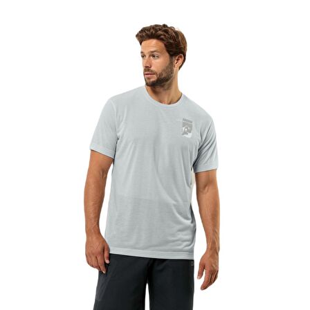 Jack Wolfskin 1809941 Vonnan S/S Graphic T M Erkek Tişört