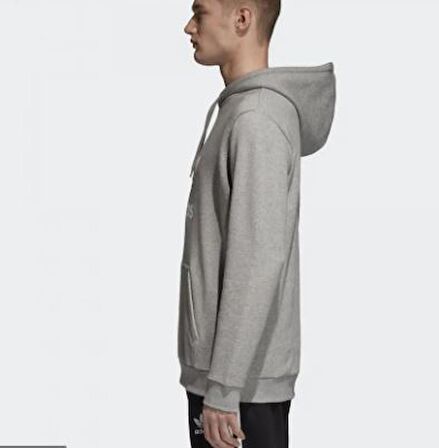 ADİDAS Trefoıl Hoodıe Sweatshirt GRİ ERKEK DT7963