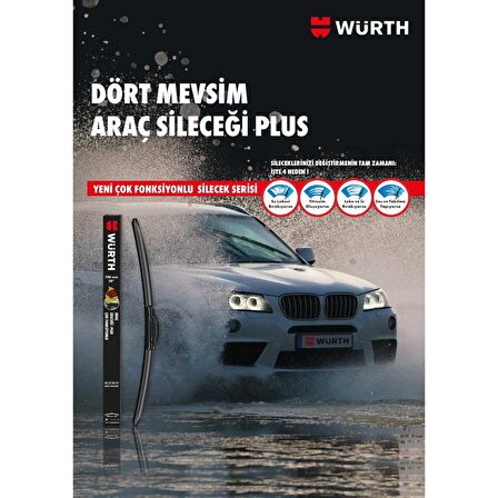 Würth Araç Sileceği Plus 375 Mm-15"