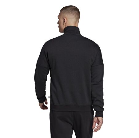 adidas Siyah - Karbon Erkek Zip Ceket HM6235 M Wint 4CMTE TT