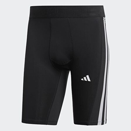 Adidas Erkek Şort Tayt Techfit 3 Stripes Training