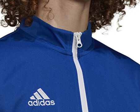 adidas Ent22 Tk Jkt Erkek Futbol Antrenman Ceketi HG6287 Mavi