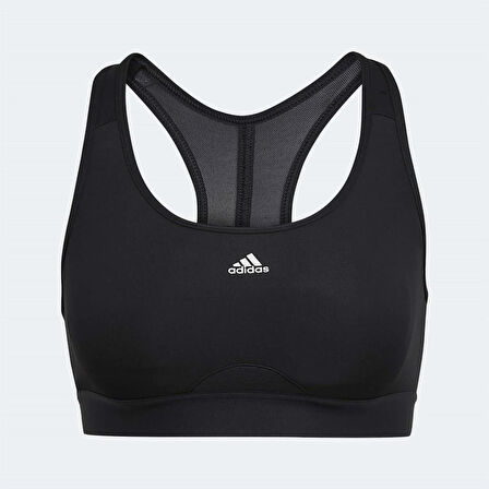 Adidas HC7489 PWR MS PD Kadın Siyah Spor Sütyeni