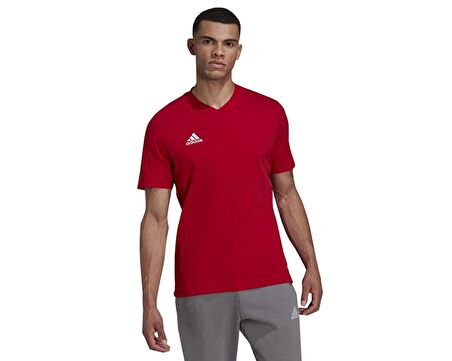 adidas Ent22 Tee Erkek Antrenman Tişörtü HC0451 Kırmızı