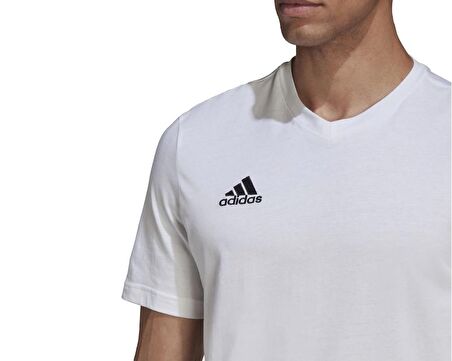 HC0452 Adidas Ent22 Tee Erkek T-shirt WHİTE