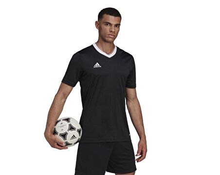 Adidas Entrada 22 JSY Erkek Futbol Forması Siyah HE1573