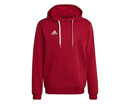 adidas Entrada 22 Sweat Hoodie Erkek Futbol Sweatshirts H57514 Kırmızı