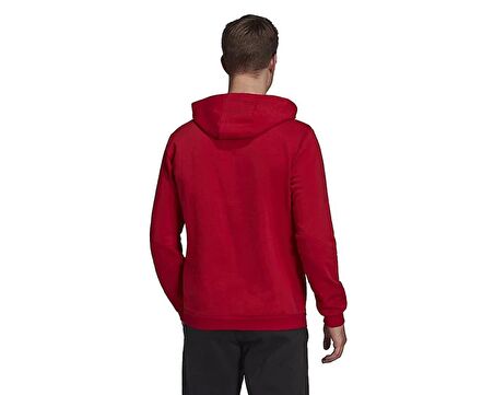 adidas Entrada 22 Sweat Hoodie Erkek Futbol Sweatshirts H57514 Kırmızı