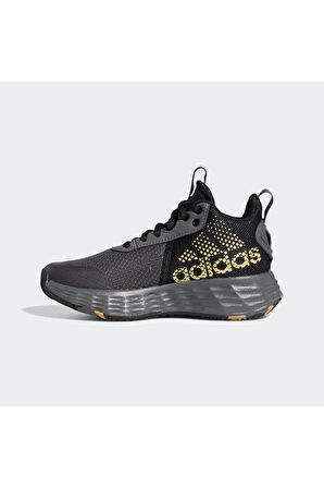 adidas Gri - Sarı Erkek Çocuk Basketbol Ayakkabısı GZ3381 OWNTHEGAME 2.0 K