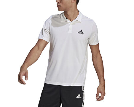 adidas Erkek Antrenman Polo Tişört M Pl Ps GM2154 Beyaz