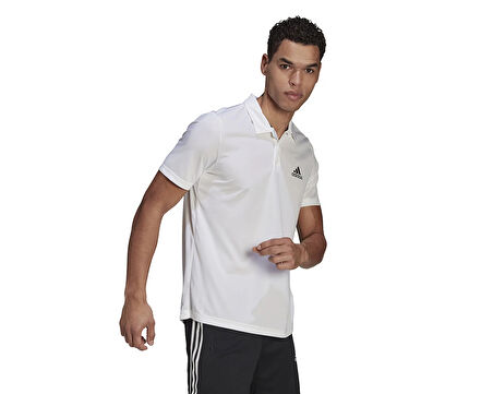adidas Erkek Antrenman Polo Tişört M Pl Ps GM2154 Beyaz