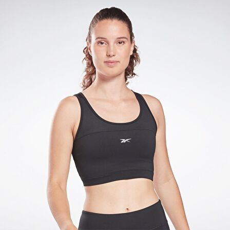 Reebok Sporcu Sütyeni, S, Siyah