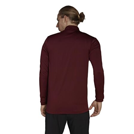 adidas Düz Kırmızı Erkek Polar Sweatshırt HA2297 EveryHike FZ Fl