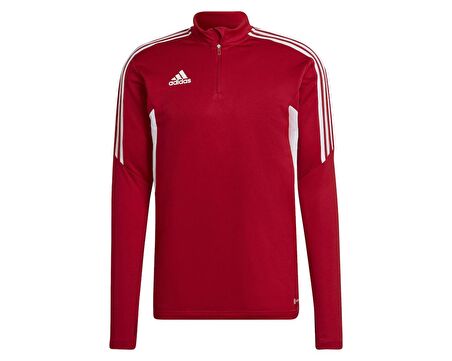 adidas Con22 Tr Top Erkek Futbol Uzun Antrenman Üstü HB0007 Kırmızı