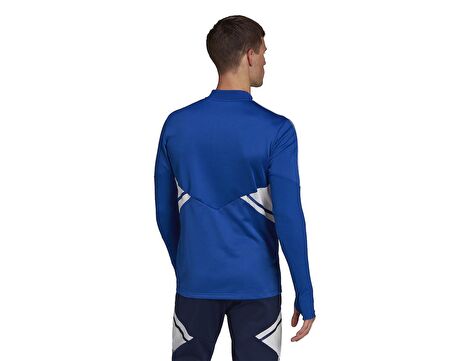adidas Con22 Tr Top Erkek Futbol Uzun Antrenman Üstü HA6271 Mavi