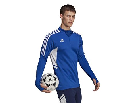 adidas Con22 Tr Top Erkek Futbol Uzun Antrenman Üstü HA6271 Mavi