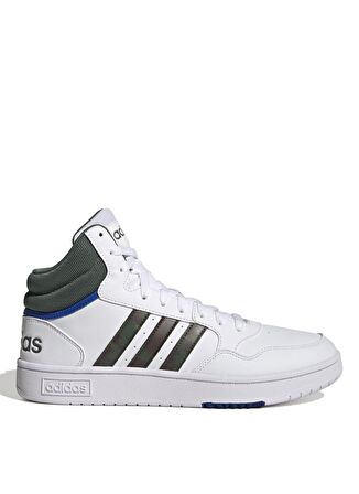 adidas Beyaz - Yeşil Erkek Lifestyle Ayakkabı GY4747 HOOPS 3.0 MID