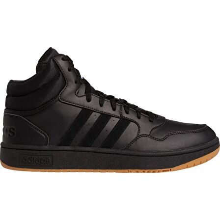 adidas Siyah - Beyaz Erkek Lifestyle Ayakkabı GY4745 HOOPS 3.0 MID