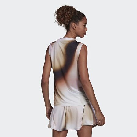Adidas HA3352 Melbourne Match Tank Kadın Turuncu Tişört