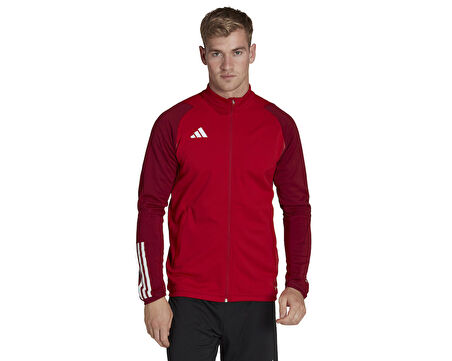 adidas Tiro23 C Tr Jkt Erkek Futbol Uzun Kollu Antrenman Üstü HE5650 Kırmızı