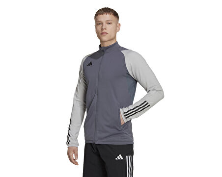 adidas Tiro23 C Tr Jkt Erkek Futbol Antrenman Ceketi HP1908 Gri