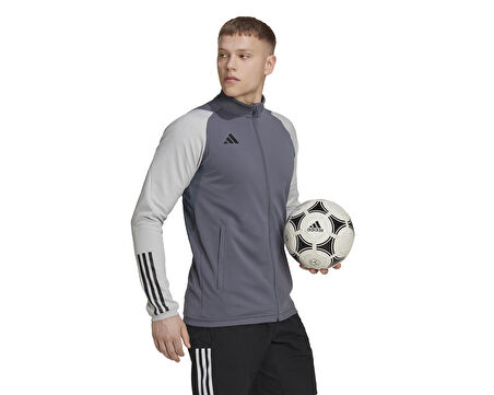 adidas Tiro23 C Tr Jkt Erkek Futbol Antrenman Ceketi HP1908 Gri