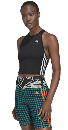 Adidas Siyah - Beyaz Kadın Atlet Hn1049 W 3s Crop Tk