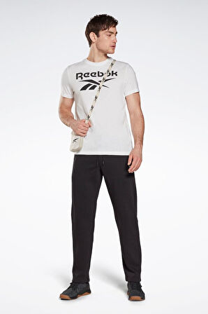 Reebok RI LEFT LEG LOGO OH PANT 101443449 Erkek Eşofman Altı Siyah S-XXL 