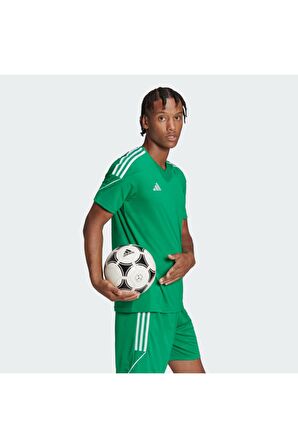 Adidas Yeşil Erkek V Yaka Ter Tutmayan Tişört VOIC7477VYEŞİL