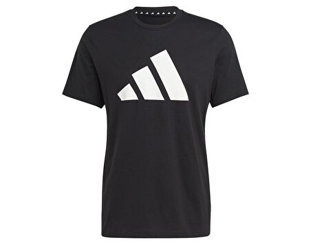 adidas Tr-Es Fr Logo T Erkek Antrenman Tişörtü IB8273 Siyah