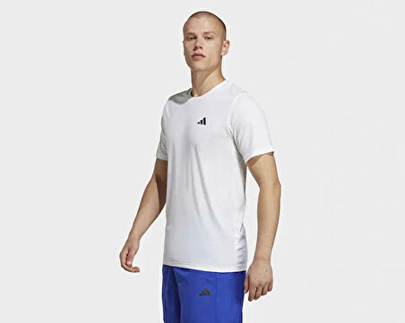 Adidas Tr Es Fr T Erkek Antrenman Tişörtü IC7440 Beyaz