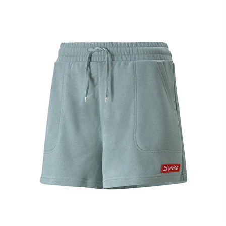Puma X Coca Cola High Waist Shorts Kadın Şort 536167-98 Yeşil