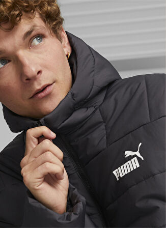 Puma Siyah Erkek Fermuarlı Mont ESS+ Padded Coat