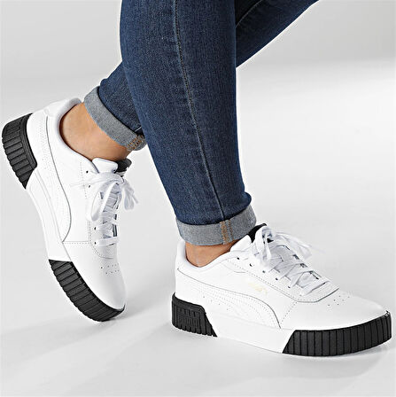 Puma Carina 2.0 Kadın Beyaz Sneaker / Spor Ayakkabı 385849 04