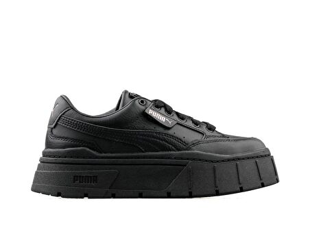Puma Mayze Stack Lthr Wns Kadın Günlük Ayakkabı 38441202 Siyah