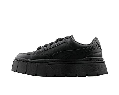 Puma Mayze Stack Lthr Wns Kadın Günlük Ayakkabı 38441202 Siyah