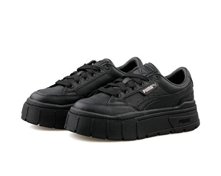 Puma Mayze Stack Lthr Wns Kadın Günlük Ayakkabı 38441202 Siyah