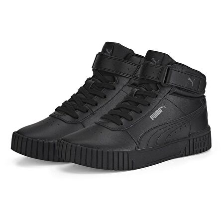 PUMA 38585101 Carina 2.0 Mid  Black- Black-Dark Shadow