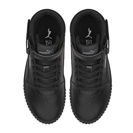 PUMA 38585101 Carina 2.0 Mid  Black- Black-Dark Shadow