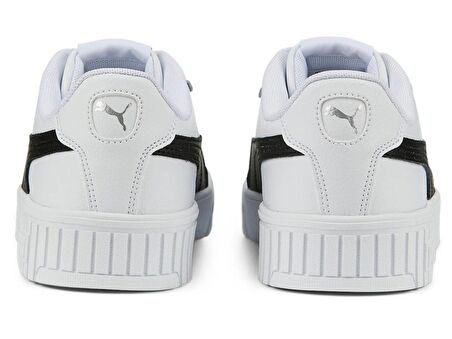385849-07 Puma Carina 2.0 Kadın Spor Ayakkabı White-Black-Silver