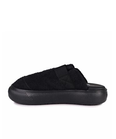 Puma 386730-01 Suede Mayu Mule  Kadın Siyah Spor Terlik