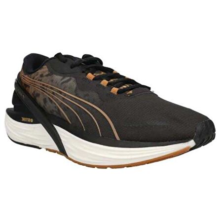 PUMA RUN XX NİTRO SAFARİ GLAM SİYAH KADIN SPOR AYAKKABI B-20